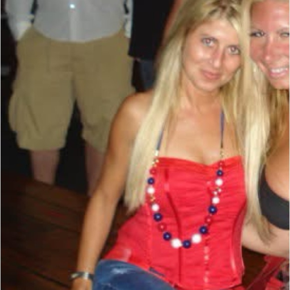 Red White and Blue Necklace